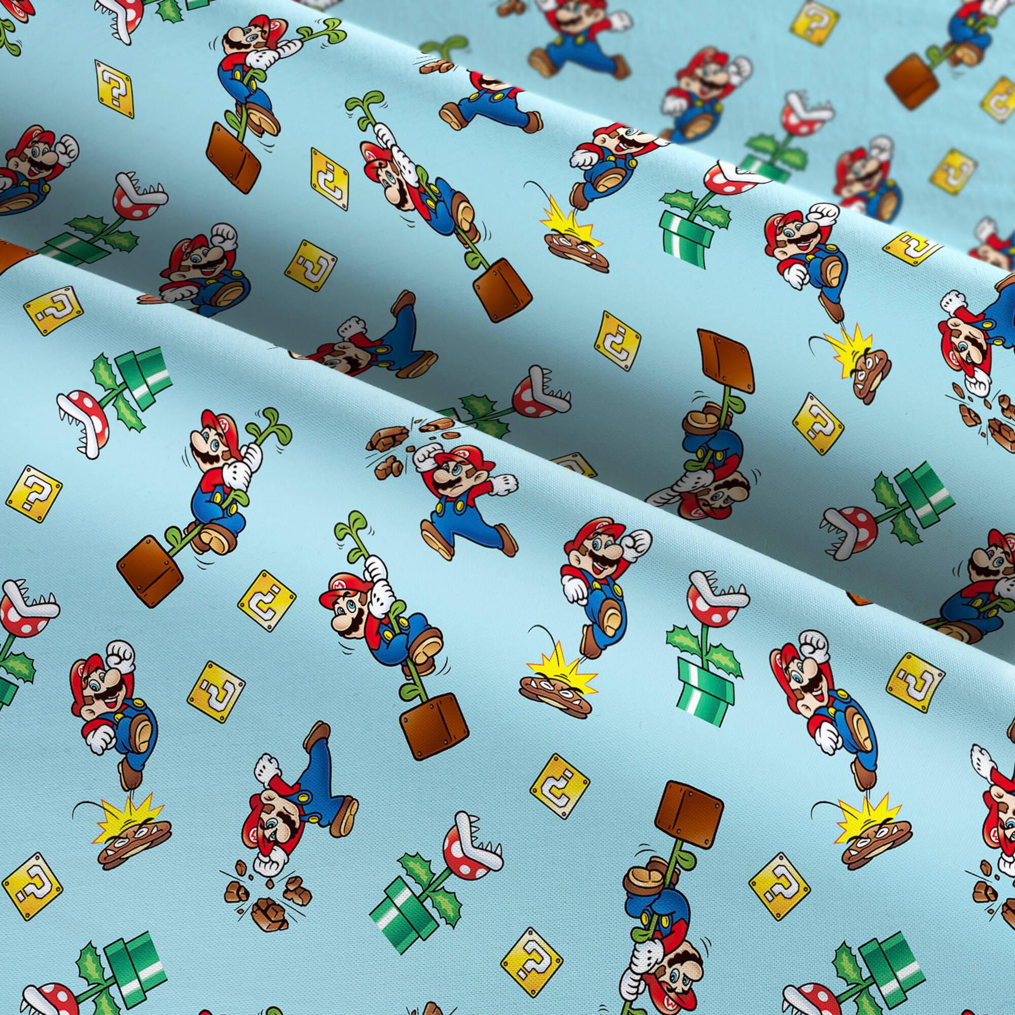Nintendo® Super Mario™ Toss Cotton Fabric